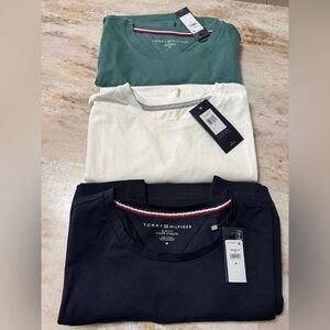 Tommy Hilfiger Tees in Teal, White, and Navy
